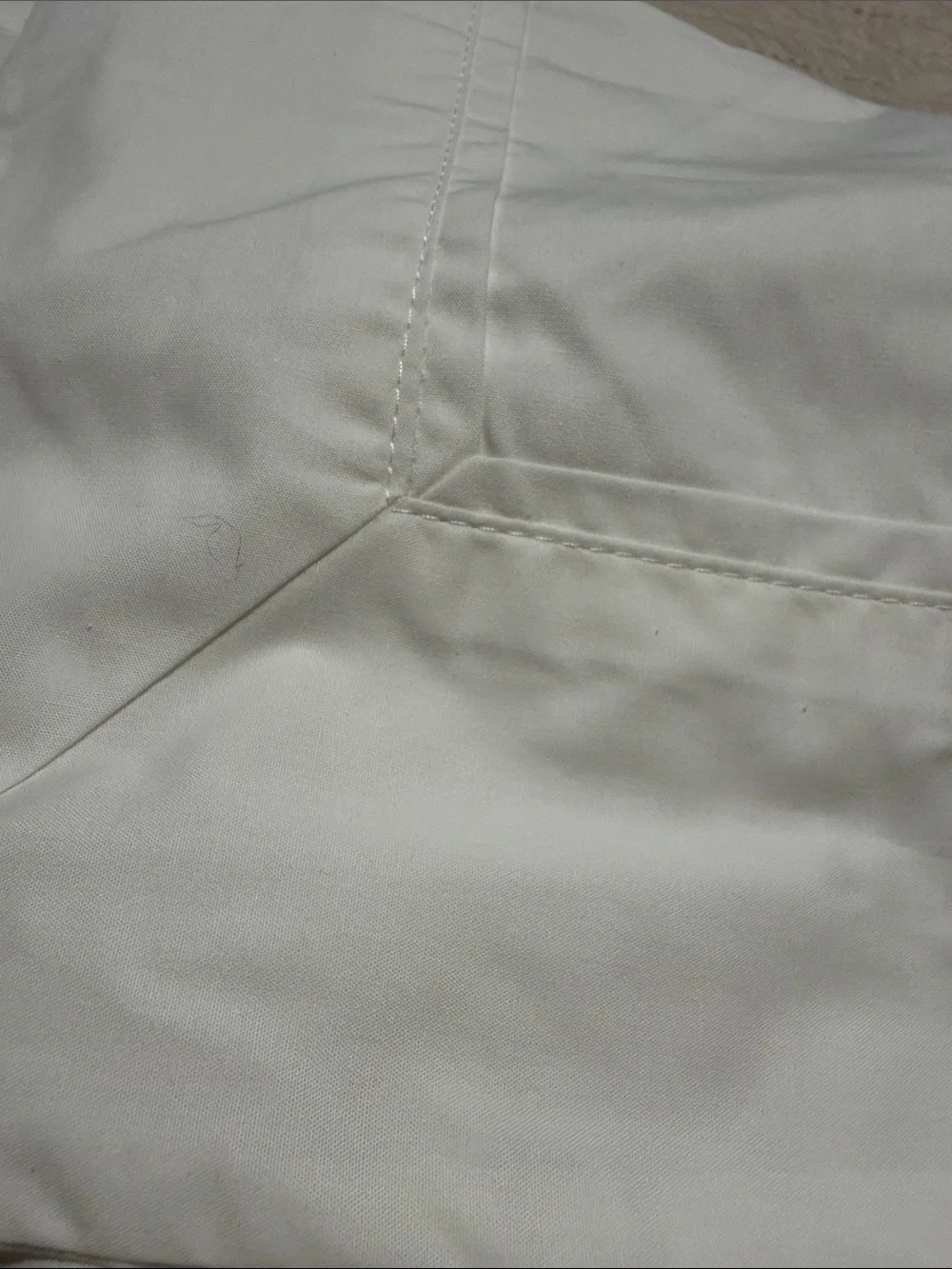 Ralph Lauren White Palmer Percale King Pillow Sham